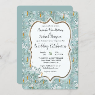 Invitation Les tons pastel doux de Sage Green