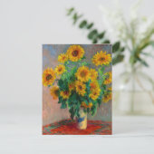 Invitation Les tournesols de Monet (Debout devant)