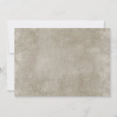 Invitation Les tourterelles rustiques du Mason Jar Bouquet (Dos)