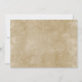 Invitation Les tourterelles rustiques du Mason Jar Bouquet (Dos)