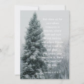 Invitation Les trésors du Ciel Encourageant la salutation (Devant)