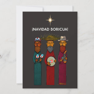 Invitation Les Trois Rois de Porto Rico avec Parranda Musical