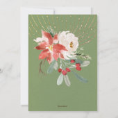 Invitation Les vacances allument la Fête de la mariée de (Dos)