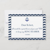 Invitation LES Vagues de marine nautique VOUS SEREZ MON PORTE (Dos)