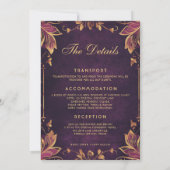 Invitation Les Voeux Radiants : La Fleur Royale (Dos)