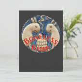 Invitation Les Voyages Européens du Lapin Sans Os (Debout devant)