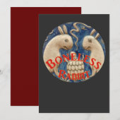 Invitation Les Voyages Européens du Lapin Sans Os (Devant / Derrière)