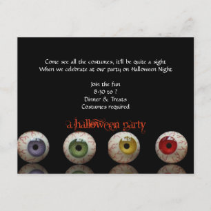 Invitation Les Yeux l'ont !Invitation du parti Halloween