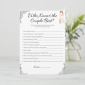 Invitation Lesbian Fête des mariées Game, Qui connaît le coup (Debout devant)