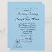 Invitation Lesbienne Bleue (Devant / Derrière)