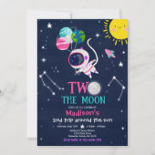 Invitation L'espace extra-atmosphérique 2ème anniversaire de (Devant)