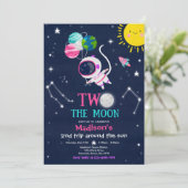 Invitation L'espace extra-atmosphérique 2ème anniversaire de (Debout devant)