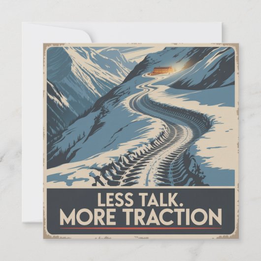 Invitation Less Talk. More Traction (Devant)