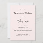 Invitation Let’s Flamingle Pink Flamingo Bachelorette Weekend (Dos)
