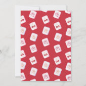 Invitation Let’s Get Our Mahj On Red Galentine’s Day (Dos)