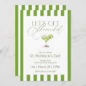 Invitation Let’s Get Shamrocked St Patrick’s Day Party (Devant / Derrière)