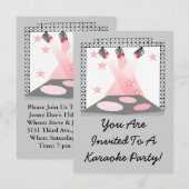 Invitation L'étape allume le théâtre de gris de rose de (Devant / Derrière)