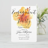 Invitation L'été Hibiscus Flower Engagement Party Hawaii (Debout devant)