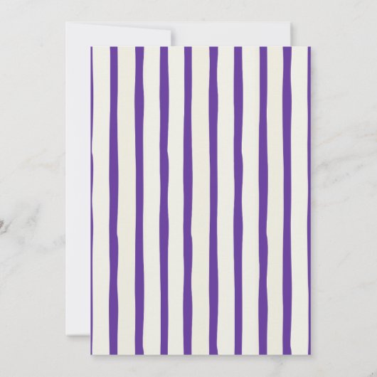 Invitation L'été, j'ai eu onze ans 11e (Dos)