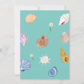 Invitation L'été, je suis devenu Fête des mariées mariée (Dos)