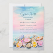 Invitation l'été moderne huster rôti pastel côtier (Devant)