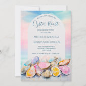 Invitation l'été moderne huster rôti pastel côtier (Devant)