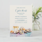 Invitation l'été moderne huster rôti pastel côtier (Debout devant)