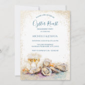 Invitation l'été moderne huster rôti pastel côtier (Devant)