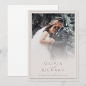 Invitation L'éternité commence ici (Devant / Derrière)