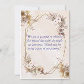 Invitation L'éternité commence ici – Dos du design de l'invit (Dos)