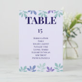 Invitation L'éternité commence ici : un carton de table de ma (Debout devant)
