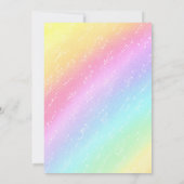 Invitation Let's Bounce Frog Rainbow Birthday Party (Dos)