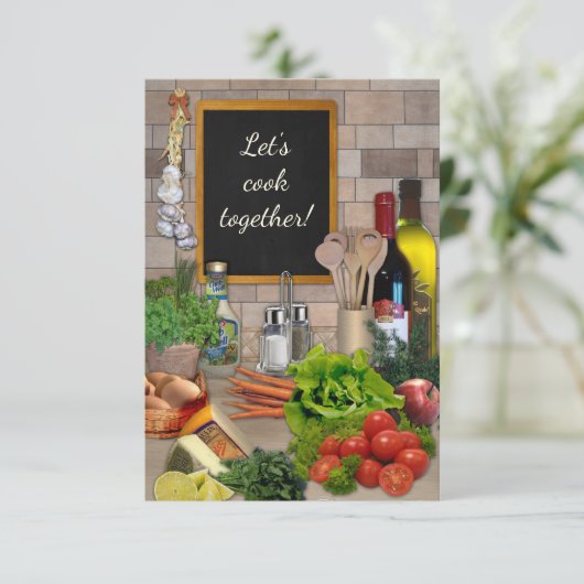 Invitation Let's Cook Together ! (Debout devant)