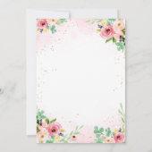 Invitation Let's Flamingle Pink Girl Tropical Birthday (Dos)