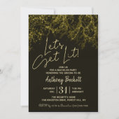 Invitation Let's Get Lit | Bachelor Party (Devant)