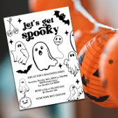 Invitation Let's Get Spooky,Halloween party