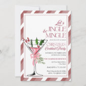 Invitation Let's Jingle and Mingle Holiday Party (Devant)