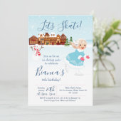 Invitation Lets Patiner l'invitation anniversaire (Debout devant)
