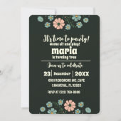 Invitation Lets Pawty Chien Chien Chien Chiot Anniversaire Ré (Devant)