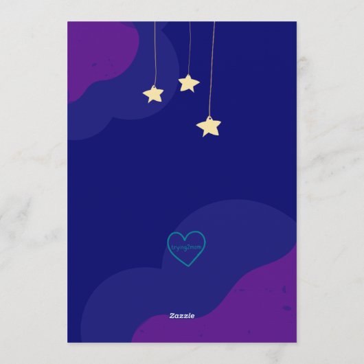 Invitation Let's Start the Countdown, Space Baby Shower (Dos)