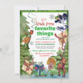 Invitation Let's Trade Favorite Things Whimsy Gift Exchange (Devant)