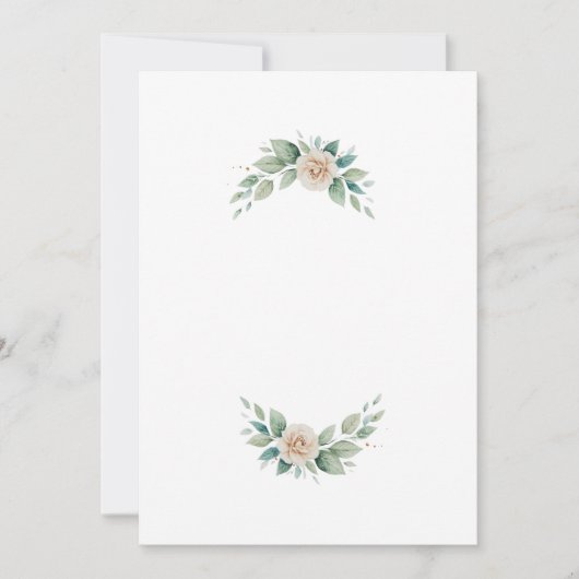 Invitation letter flowers (Devant)