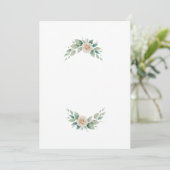 Invitation letter flowers (Debout devant)