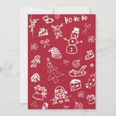 Invitation  Letter from Santa Hand Draw Doodle, Santa (Dos)