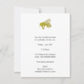 Invitation Letterpress Bee (Devant)