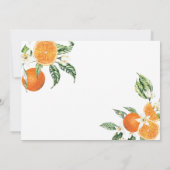 Invitation lettrage élégant petit baby shower mignon (Dos)