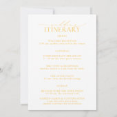 Invitation LETTRE D'ACCUEIL ET Itinéraire DE LA CHINOISE D'OR (Dos)