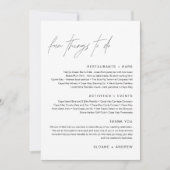 Invitation LETTRE D'ACCUEIL Mariage (Devant)