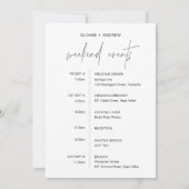 Invitation LETTRE D'ACCUEIL Mariage (Dos)