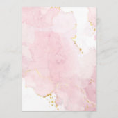 Invitation lettre d'accueil Palme d'Or Mariage inv (Dos)